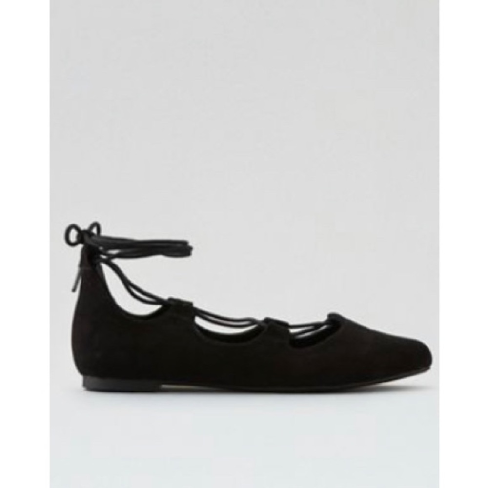 AE Lace Up Ballerina Flats